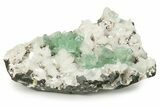 Gemmy Apophyllite Crystals with Stilbite - India #244236-2